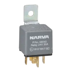 Narva 24V 30A Normally Open 5 Pin Relay With Diode (Blister Pack Of 1)