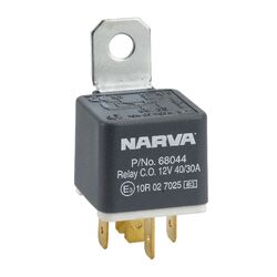 Narva 12V 40A/30A Change-Over 5 Pin Relay With Resistor