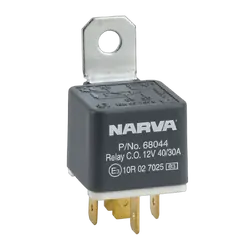 Narva 12V 40A/30A Change-Over 5 Pin Relay With Resistor
