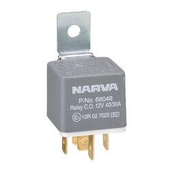 Narva 12V 40A/30A Change-Over 5 Pin Relay With Diode