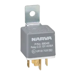 Narva 12V 40A/30A Change-Over 5 Pin Relay With Diode (Blister Pack Of 1)