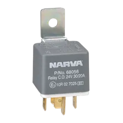 Narva 24V 30A/20A Change-Over 5 Pin Relay With Diode