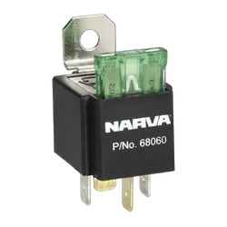 Narva 12V 30A 4 Pin Fused Relay
