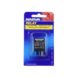 Narva 24V 10A/5A Change-Over 5 Pin Relay With Resistor (Blister Pack Of 1)