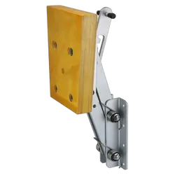 Outboard Motor Bracket 30Kg Max Anodized Aluminium W/ Wood Pad