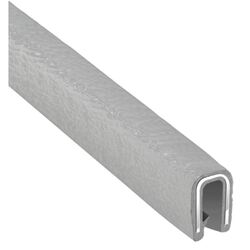 Edge Trim 6.3mm 50m Grey PVC - Aluminium