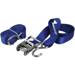 Tie Down Ratchet Strap Stainless Steel 50mm 6M Blue