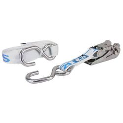 Tie Down Ratchet Strap Stainless Steel 25mm 4.3m White