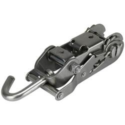 Tie down ratchet only SS with J hook suit 25mm webbing 