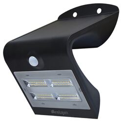 Relaxn LED Wall Light Black Smart Solar 3.2W 400 Lumen