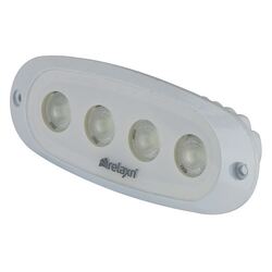 LED Floodlight 12w 9-32v White 150mm Recess or Bracket Mount