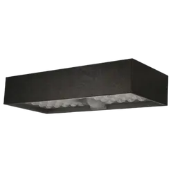 Light LED brick IP65 smart solar PIR motion sensor 800lu black