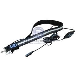 Light LED strip portable with lead, plug & carry bag 1300mm 12v white