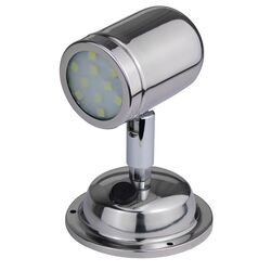 LED Bunk (Reading Light) Stainless Steel Cool White With Switch 10-30V Ac/Dc