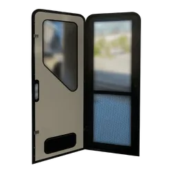 Aussie Traveller Door DC 1908 x 762 Square Top LHH White