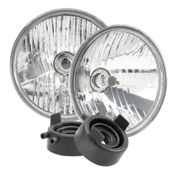 Narva Halogen Headlamp - H4 Conversion Kit - 7" High/Low Beam Free Form