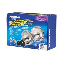 Narva Halogen Headlamp - H4 Conversion Kit - 7'' High/Low Beam