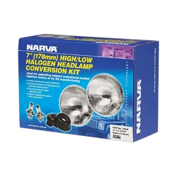 Narva Halogen Headlamp - H4 Conversion Kit - 7'' High/Low Beam