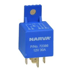 Narva 12V 30A 5 Pin Mini Relay With Resistor (Blister Pack Of 1)