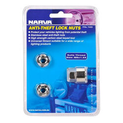 Narva M8 X 1.25 Security Nuts (2)