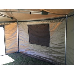 30 Second Wing Awning Wall With Window - Large 2.7m