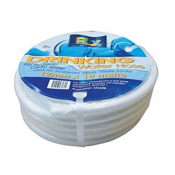 12mm X 10mt Roll White Non Toxic Reinforced Water Hose