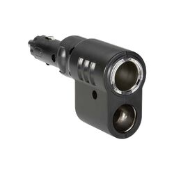 Narva Cigarette Lighter Plug With Adjustable Twin Accessory Sockets & Lighter Fixture