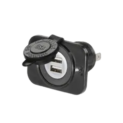 Narva Heavy-Duty Dual USB Socket