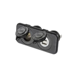 Narva Heavy-Duty Twin Accessory/Dual USB Sockets