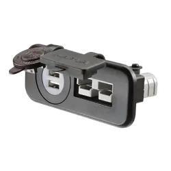 Narva 50A Connector/Dual USB Twin HDRV Socket Flush Mount