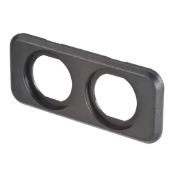 Narva Twin Blank Flush Mount Housing Black