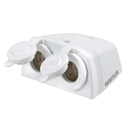 Narva Heavy-Duty Twin Surface Mount Accessory Sockets