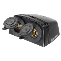 Narva Heavy-Duty Twin Surface Mount Accessory/Merit Sockets