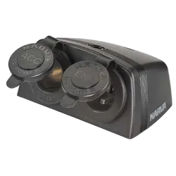 Narva Heavy-Duty Twin Surface Mount Accessory/Engel Type Sockets