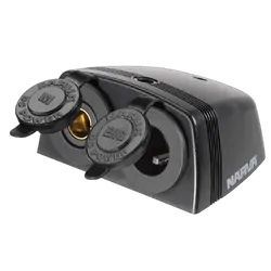 Narva Heavy-Duty Twin Surface Mount Merit/Engel Type Sockets