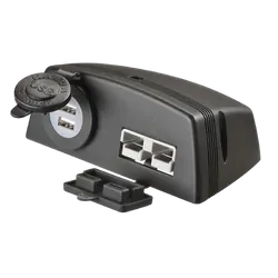 Narva 50A/Dual USB Twin Socket Surface Mount