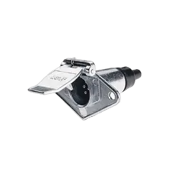 Narva 6 Pin Small Round Metal Trailer Socket