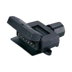 Narva 7 Pin Flat 'Quick fit' Trailer Socket With Reed Switch For Use With Normally Closed