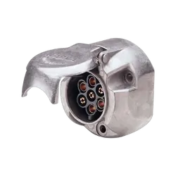Narva 7 Pin Large Round Metal Trailer Socket