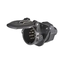 Narva 24 Volt 15 Pin Heavy-Duty Euro Round Plastic Trailer Socket