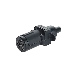 Narva 7 Pin Small Round Plastic Trailer Plug