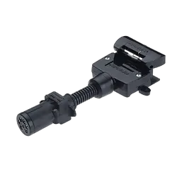 Narva 6 Pin Small Round Socket On Car To 7 Pin Flat Plug On Trailer