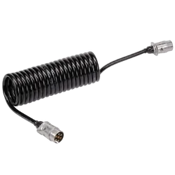 Narva 7 Core 4Mm 'Euro Coil', 3.6 Metres With Two Short Tails Fitted With P/No. 82161 Me