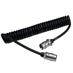 Narva 7 Core 4Mm Suzi Coil, 4.6 Metres With 6 x 4Mm (2Mm2) 1 x 5Mm (3Mm2) Cores And Two Short Ta