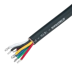 Narva 7 Core 4Mm Suzi Coil, 4.6 Metres With 6 x 4Mm (2Mm2) 1 x 5Mm (3Mm2) Cores