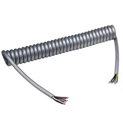 Narva Heavy-Duty 7 Core Suzi Coil, 4.6 Metres With 6 x 5Mm (3Mm2) 1 x 6Mm (5Mm2) Cores