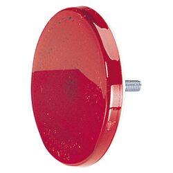 Narva Red Retro Reflector With Fixing Bolt