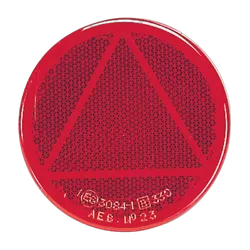 Narva Red Retro Reflector With Self Adhesive