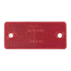 Narva Red Retro Reflector With Dual Fixing Holes