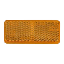 Narva Amber Retro Reflector With Self Adhesive